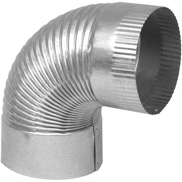 Imperial Mfg Elbow Pipe 90Deg 28Ga 5In Glv GV0324